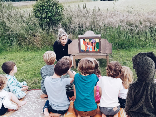 Voorleesmoment met kinderen